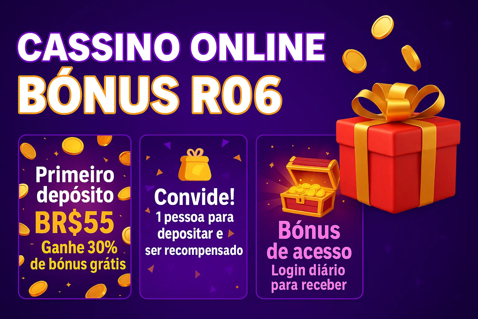 O bônus promocional R06 é uma ótima maneira de começar sua aventura
