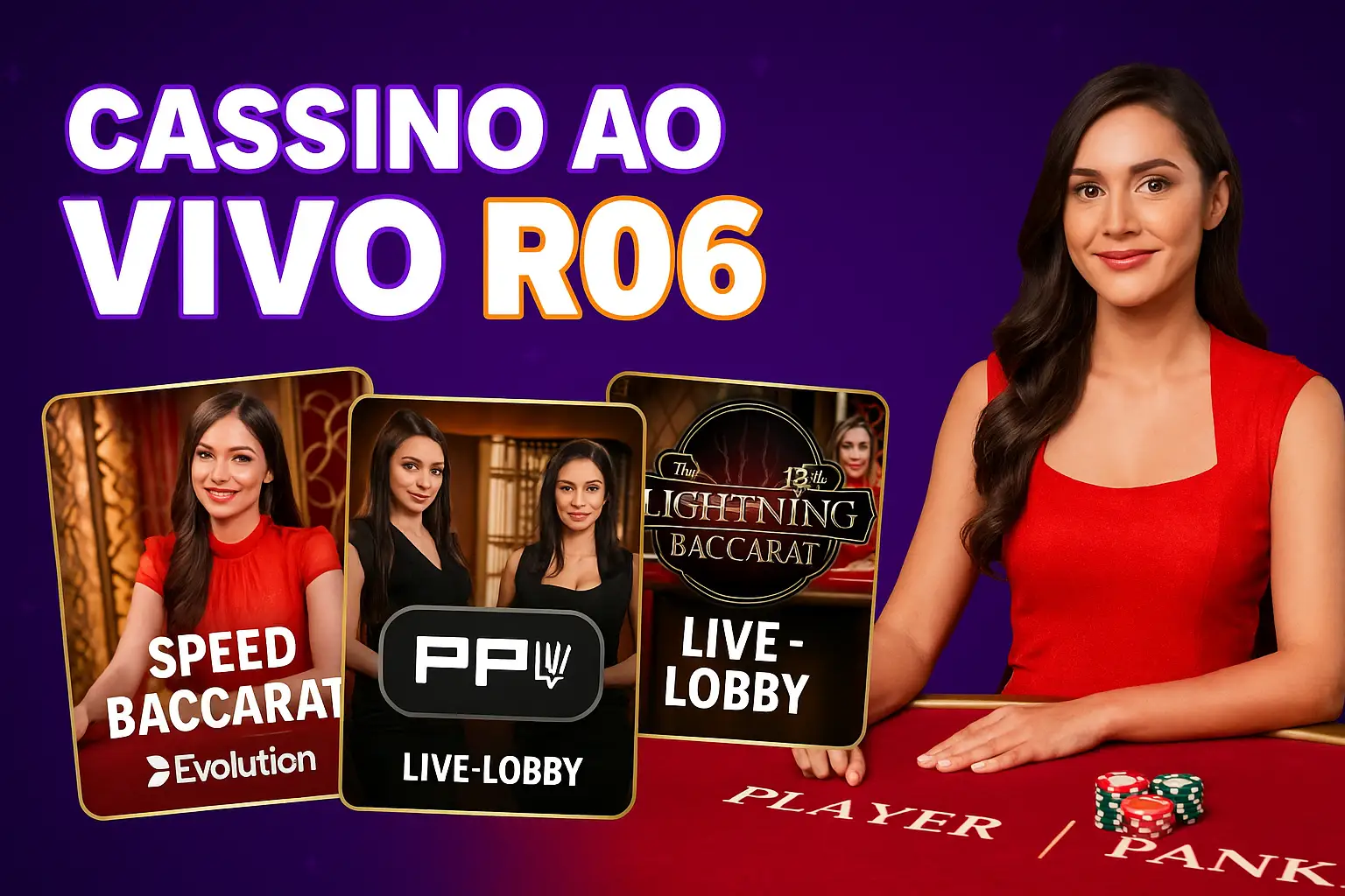 O R06 Live Casino lança promoções regularmente