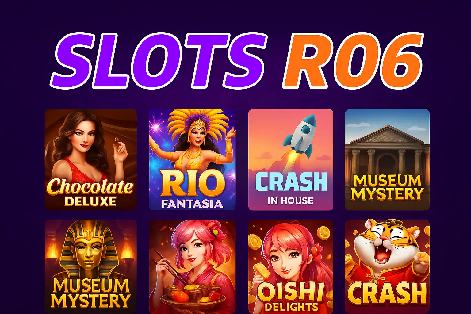Explore o mundo das slot machines no R06 Casino